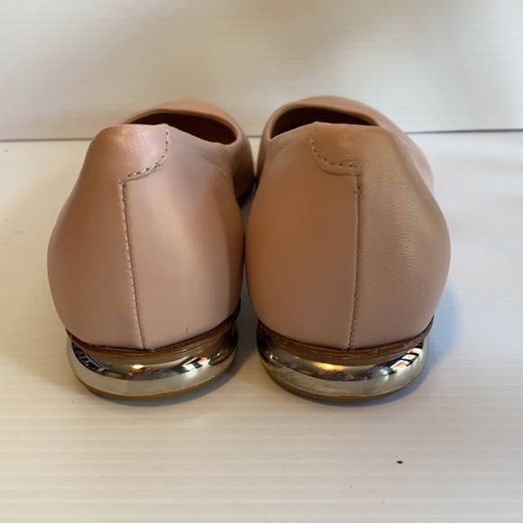 Napoleoni blush pink leather ballet flats. Made in Italy. Size 38.5 - Picture 3 of 9